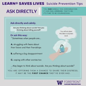 Forefront Suicide Prevention - University of Washington